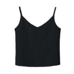 Women's Linen Camisole - Sleeveless, Backless V-Neck