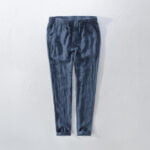 Men's Striped Linen Straight Pants