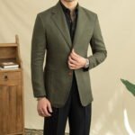 Men's Slim Fit Single-breasted Summer Linen Blazer